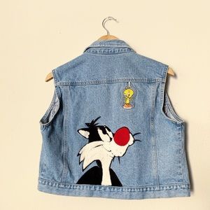 Denim Vest Warner Bro M